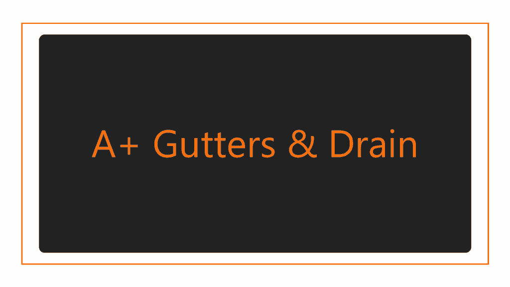 a-gutters-drain