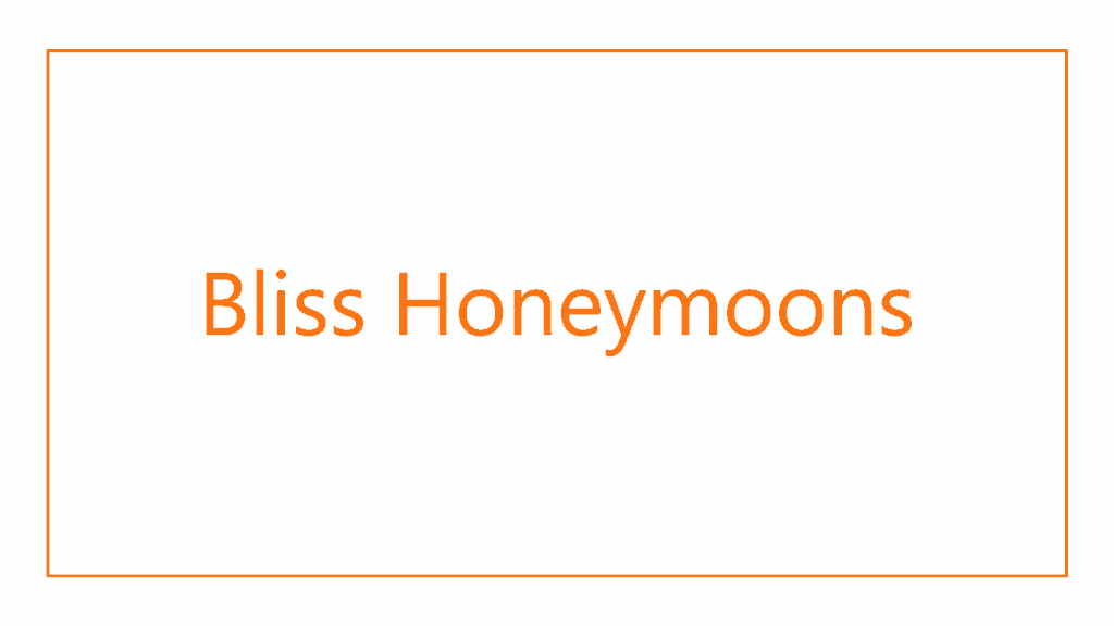 bliss-honeymoons