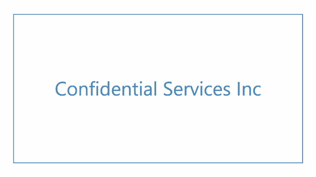 confidential-services-inc