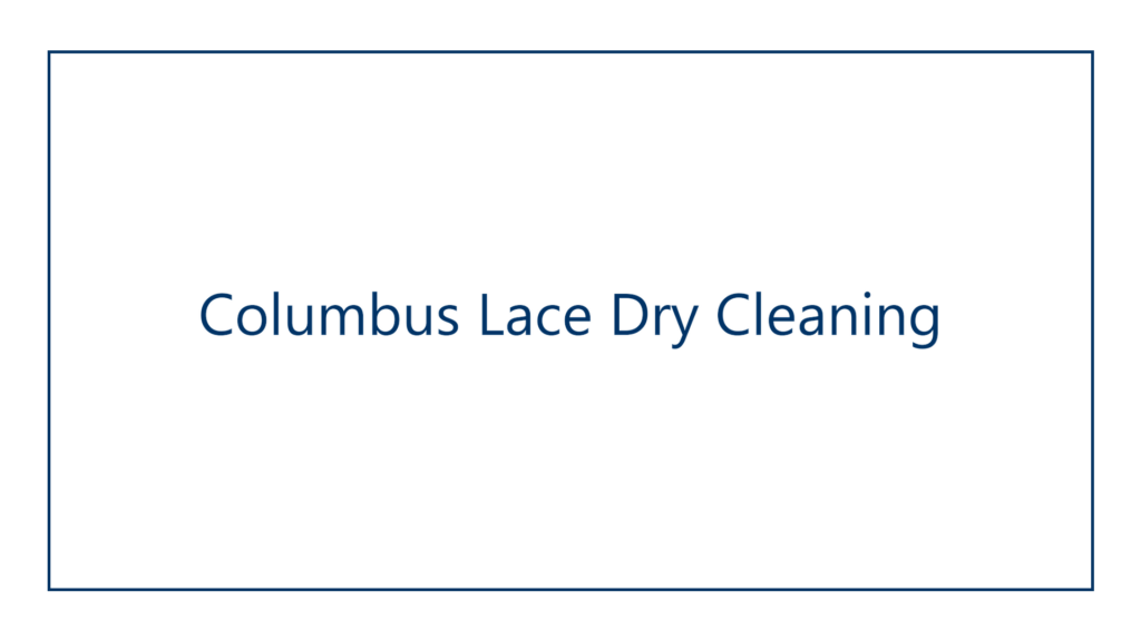 columbus-lace-dry-cleaning-logo