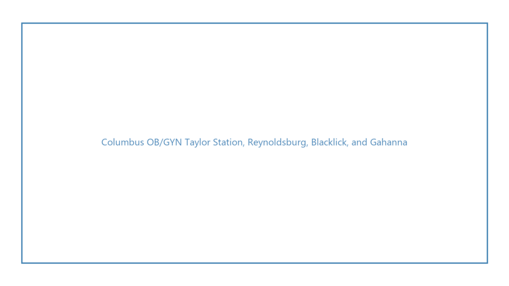 columbus-ob-gyn-taylor-station-reynoldsburg-blacklick-and-gahanna-logo