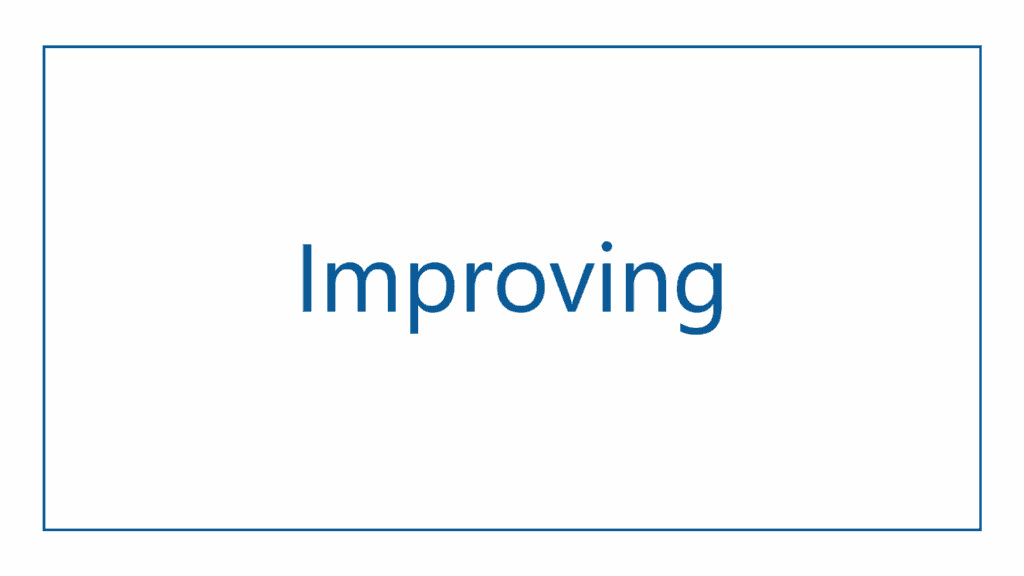 improving