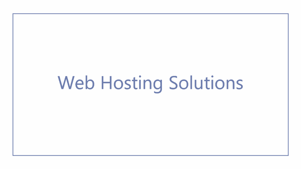 web-hosting-solutions