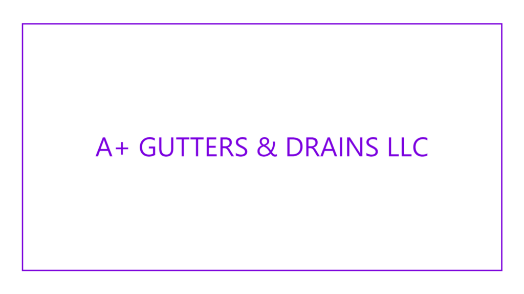 a-gutters-drains-llc-logo